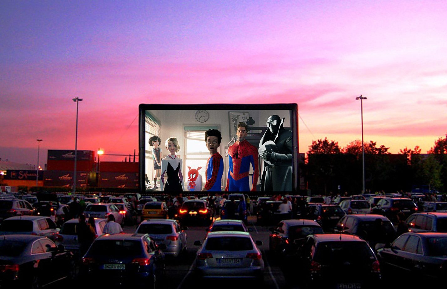 Drive in cinema experience