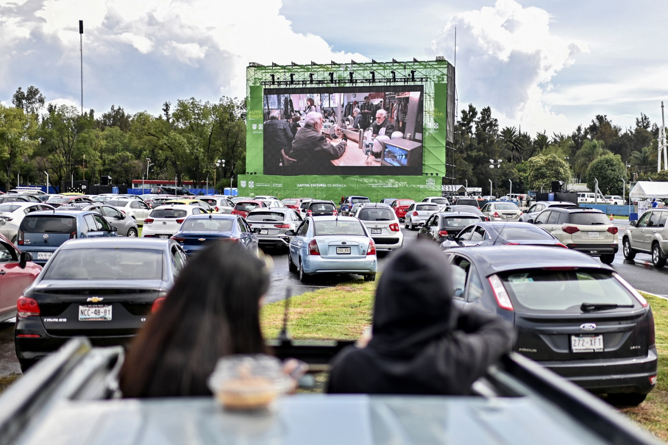 Drive in cinema experience